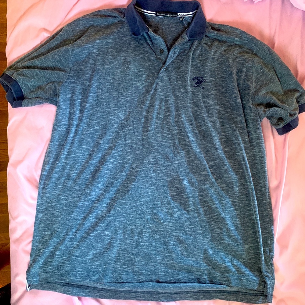 Beverly Hills Polo Club men’s polo shirt sleeve shirt
